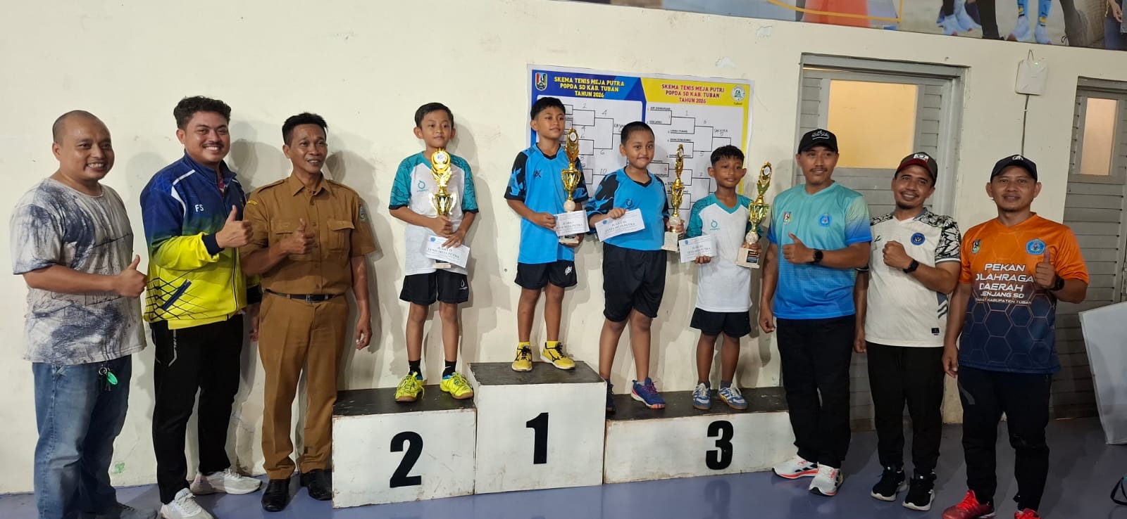 Juara O2SN Tenis Meja